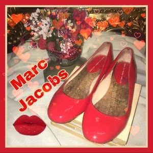 Marc marc Jacobs red patent leather vintage flats